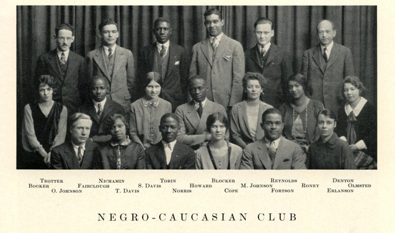 Negro-Caucasian Club, 1926-1927